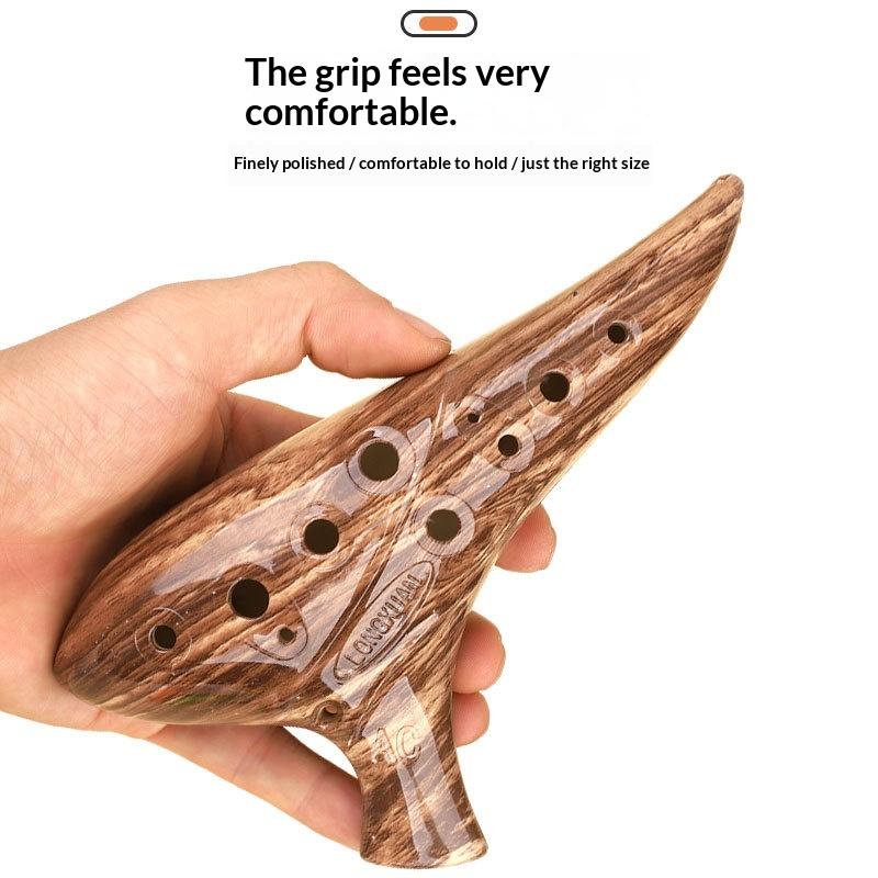 Ocarina Ceramic - NUEVA Ocarina de 12 Orificios, Instrumento