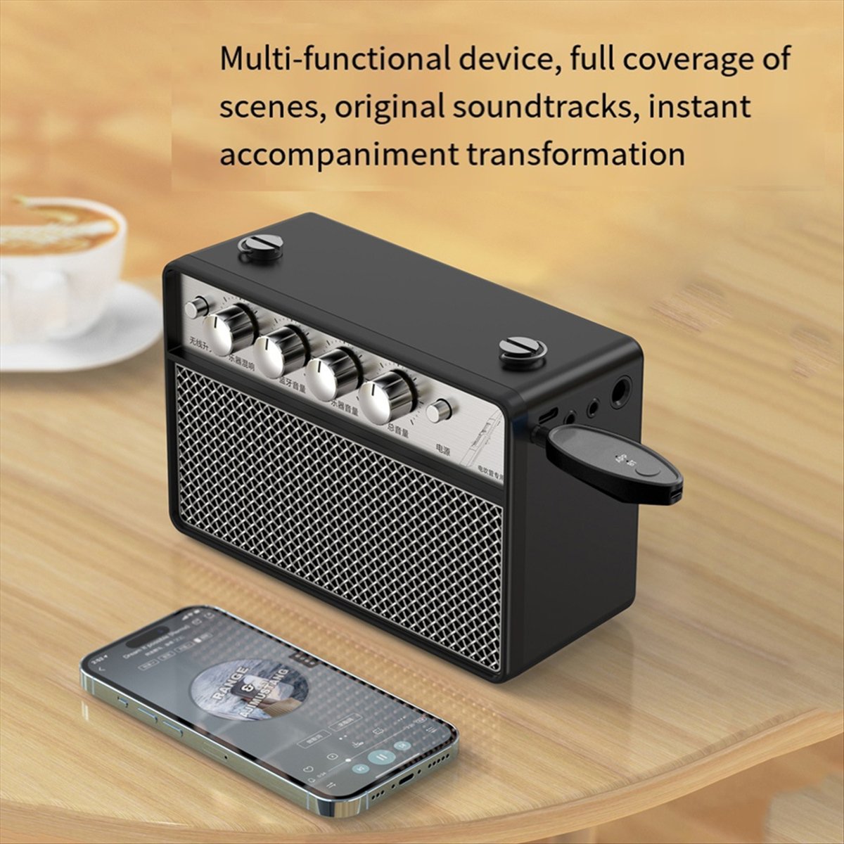 Audio Music Remover - Adaptador receptor de Audio 3,5/6,5mm Aux