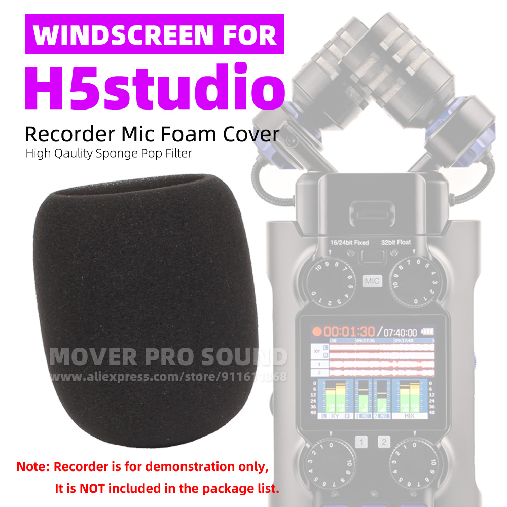 Recording Pop Filter - SnapVox Compatible con ZOOM H5 STUDIO