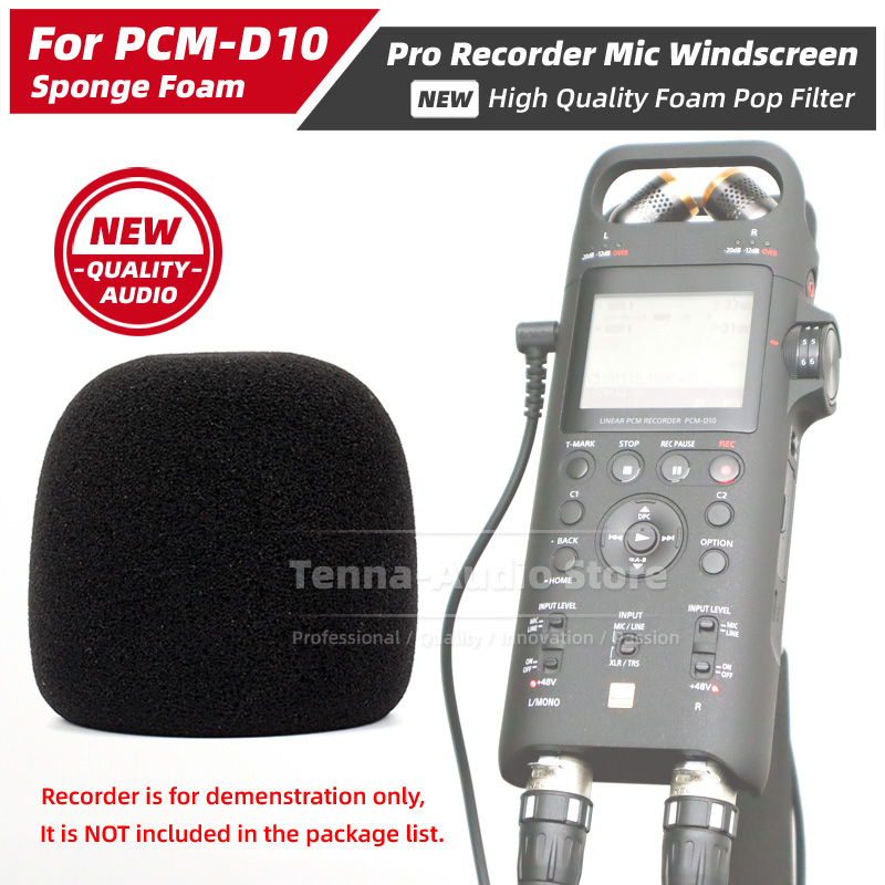 Recording Pop Filter - Reemplazo para SONY PCM D10 PCM-D10