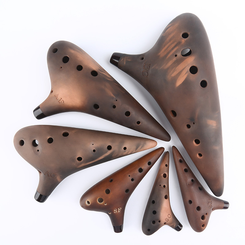 Ocarina Ceramic - Ocarina de cerámica de arcilla púrpura,