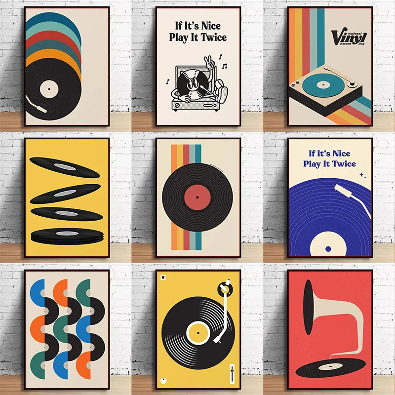 Audio Music Recording - Impresión artística de pared en lienzo