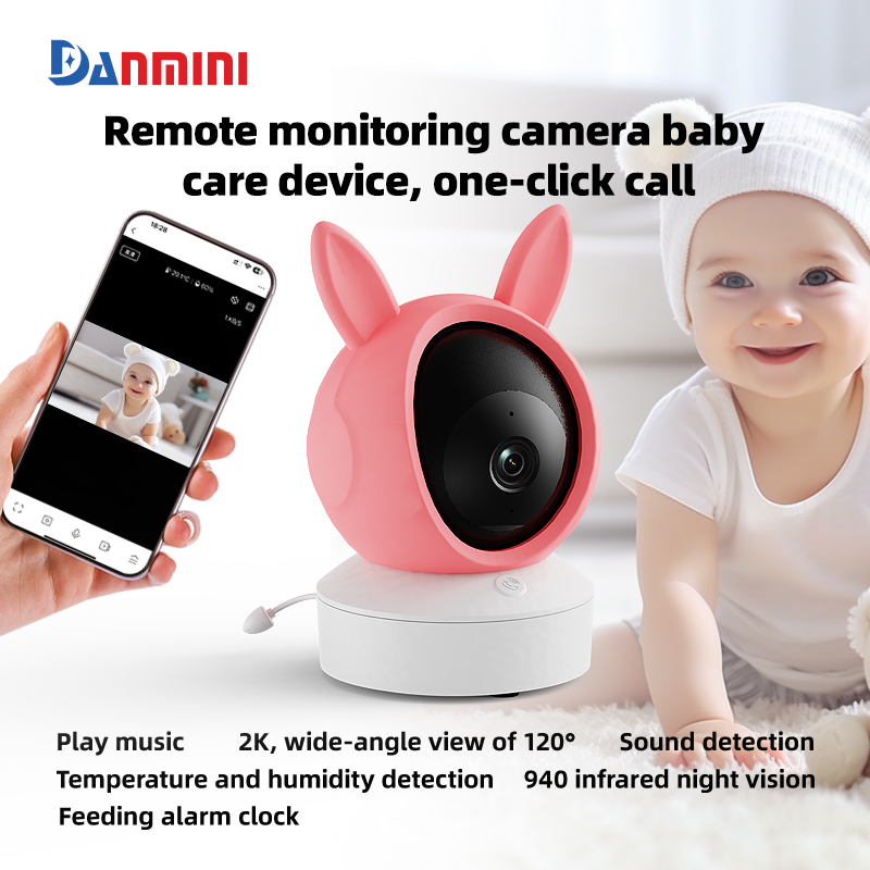Audio Music Network - Danmini 1080P Monitor de bebé móvil