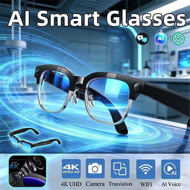 Audio Music Recording - Gafas Inteligentes 2026 con Cámara HD