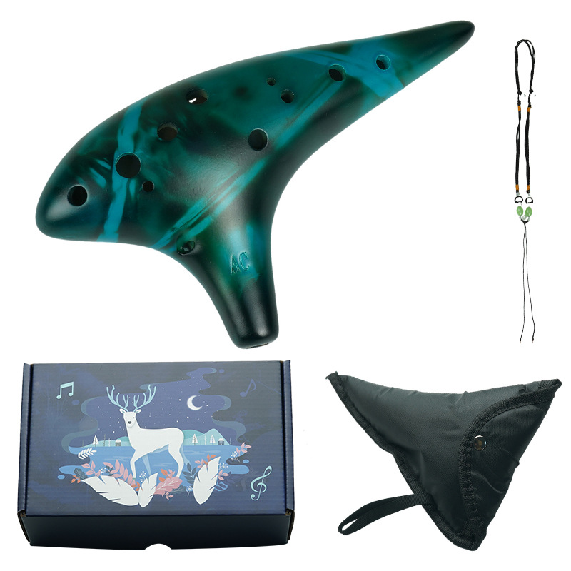 Ocarina Ceramic - Ocarina de cerámica de 12 agujeros