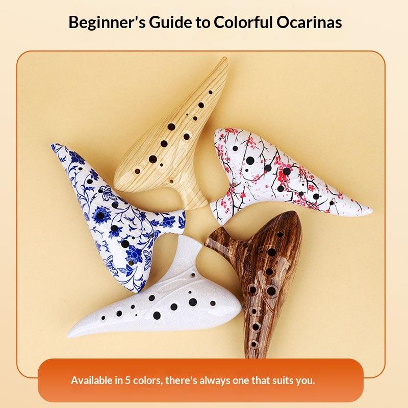 NUEVA Ocarina de 12 Orificios, - Ocarina Ceramic reseña y precio