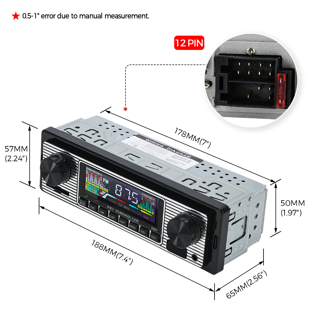 Reproductor MP3 integrado para - Audio Music Play reseña y precio