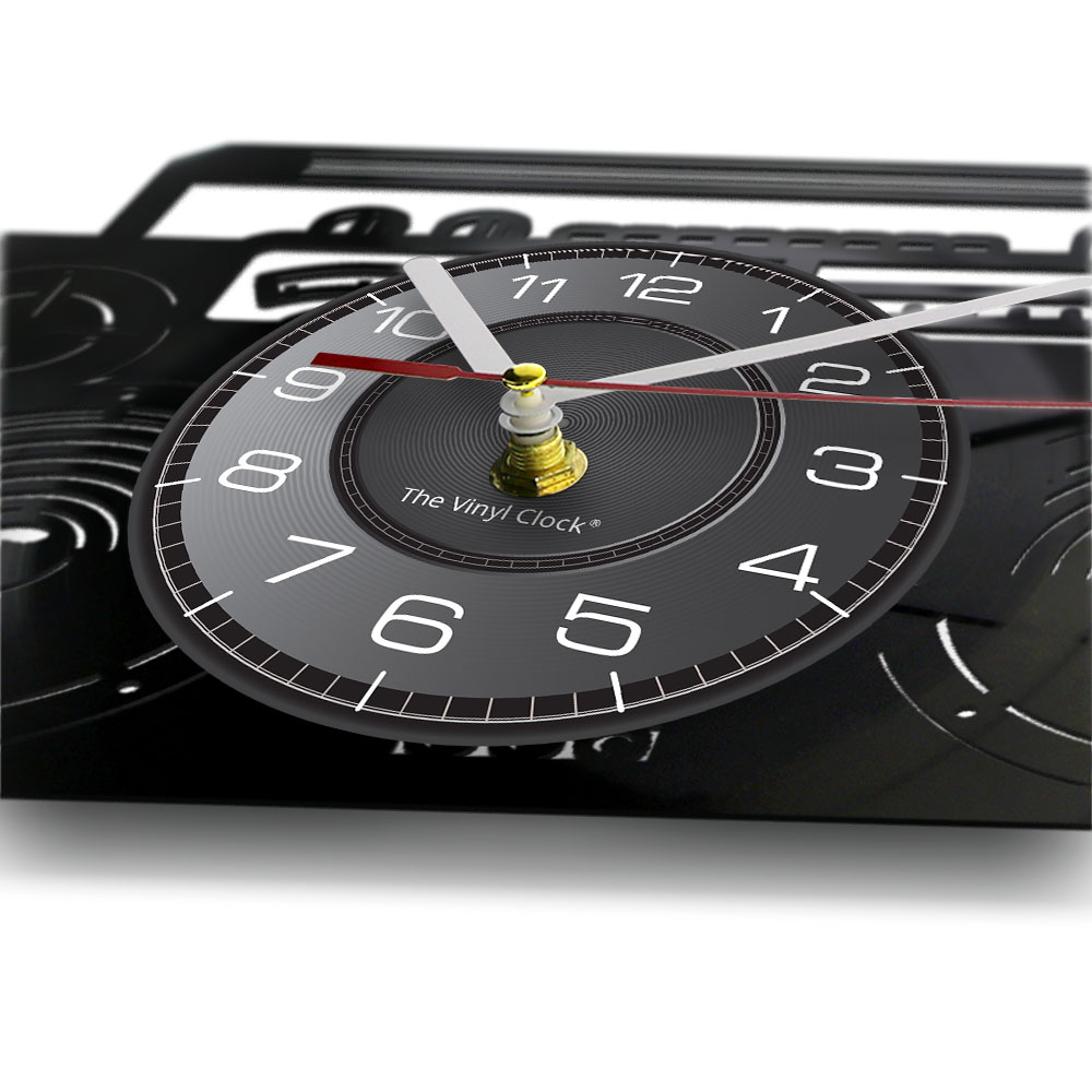 Boombox-Reloj de pared de vini - Audio And Music Separate reseña y precio