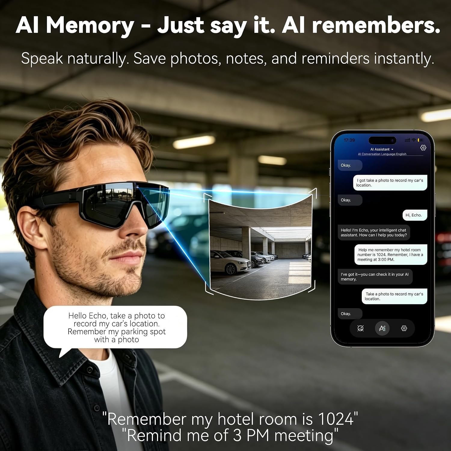 Nuevas Gafas Inteligentes con  - Audio Music Recording reseña y precio