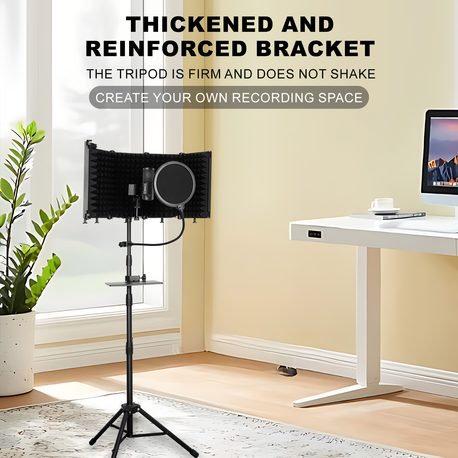 Cabina de Aislamiento para Mic - Recording Pop Filter reseña y precio