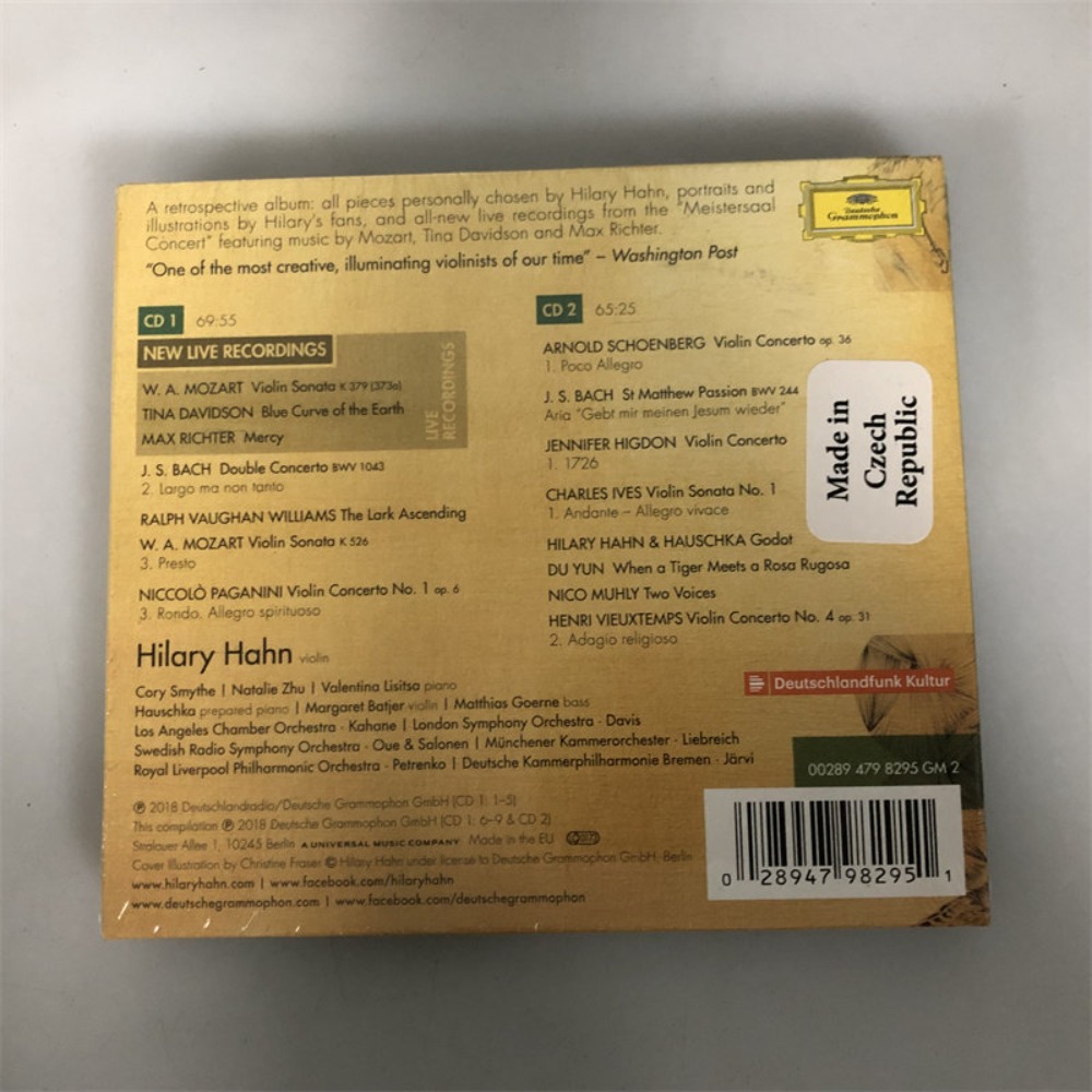 CD 'Retrospective' de Hilary H - Audio Music Recording reseña y precio