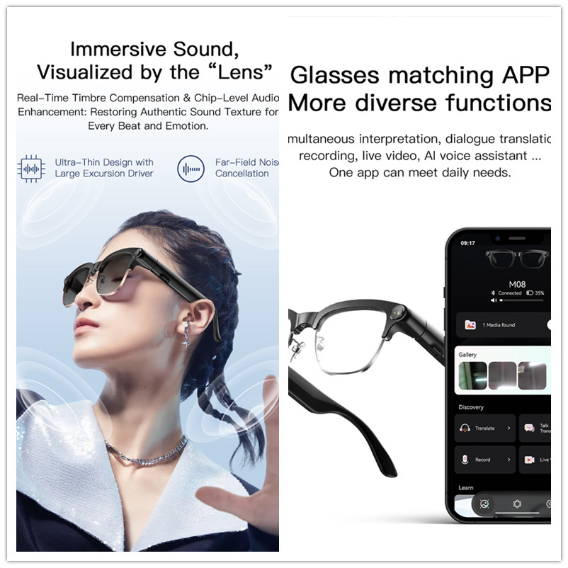 Gafas Inteligentes 2026 con Cá - Audio Music Recording reseña y precio