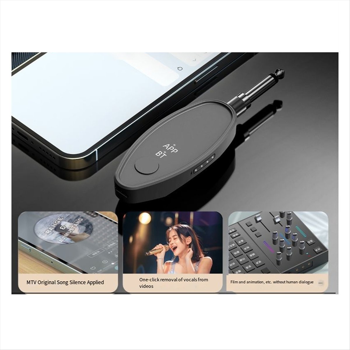Adaptador receptor de Audio pu - Audio Music Remover reseña y precio