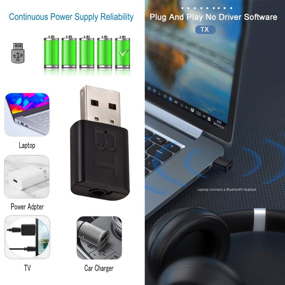 Receptor Bluetooth USB 2 en 1, - Audio Music Play reseña y precio
