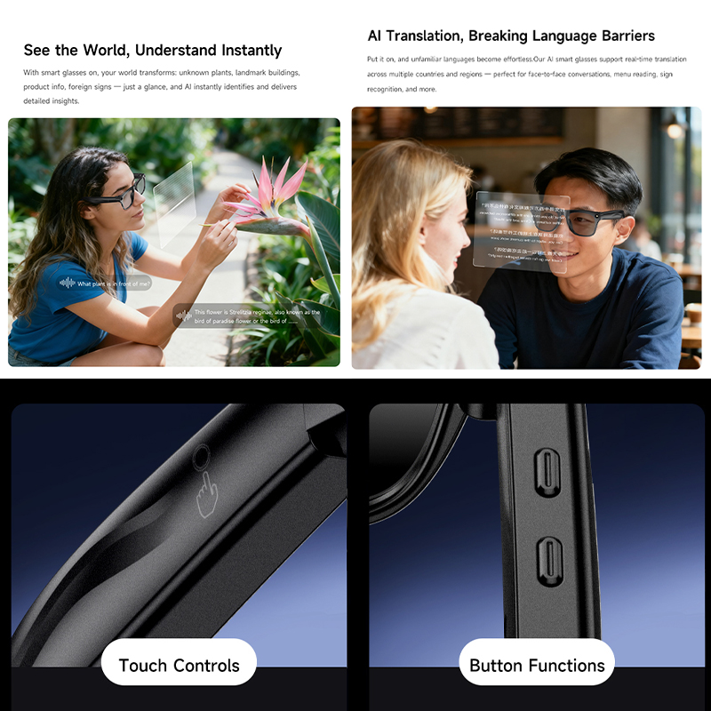 Gafas Inteligentes de Traducci - Audio Music Recording reseña y precio